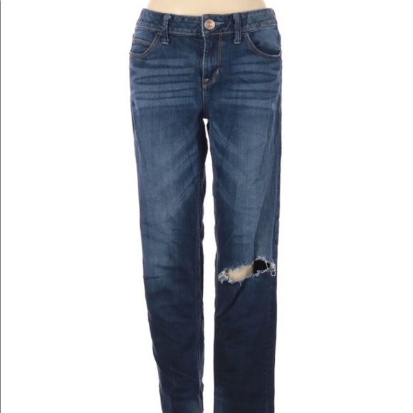 Express size 4 blue jeans-modern boyfriend - Picture 1 of 8